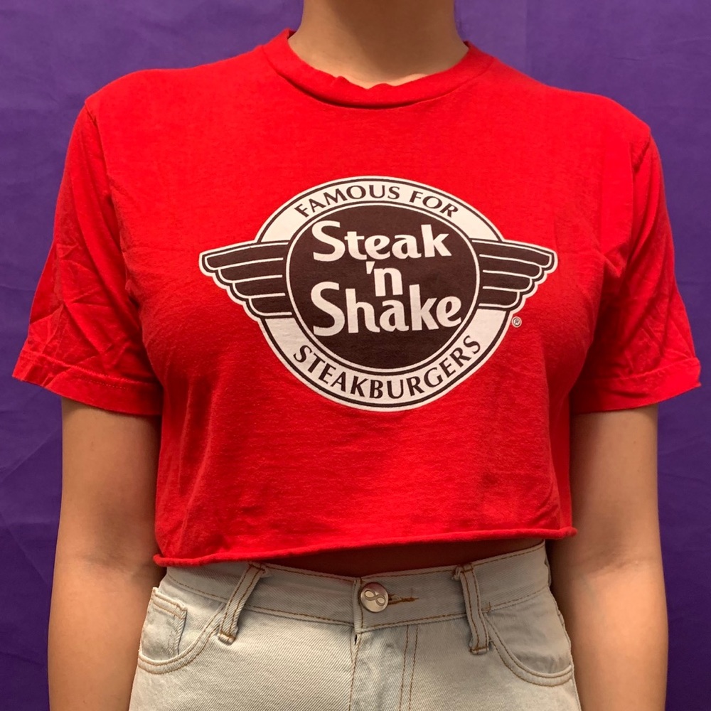 Vintage Steak ‘n Shake Crop Top